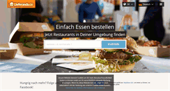 Desktop Screenshot of lieferando.de